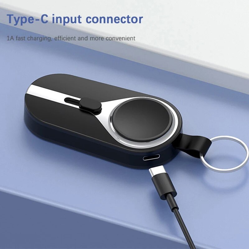 Portable Powerbank for Apple Watch Charger Key Chain Mobile Phone