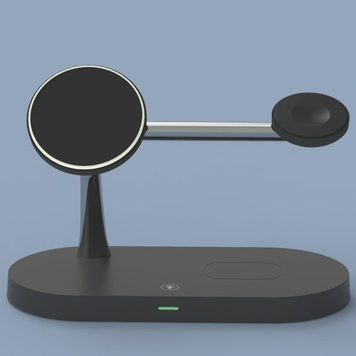 Qi Wireless Charger Stand For Iphone 14 13 12 Pro Max 3 In 1 Fast