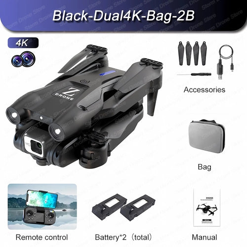 Newest T1 Mini Drone 4KDual HD Profesional RC Quadcopter 8K Drone