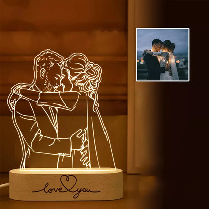 Personalized 3D Photo Lamp Custom Photo And Text Customized