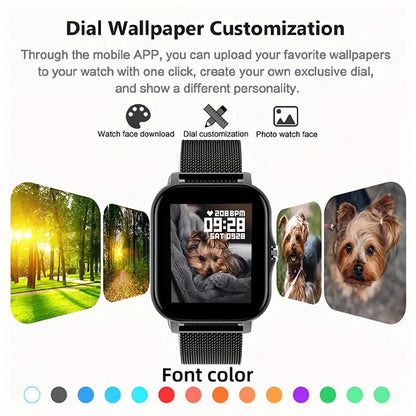 2023 NEW SmartWatch Android Phone 1.44" Color Screen Full Touch Custom